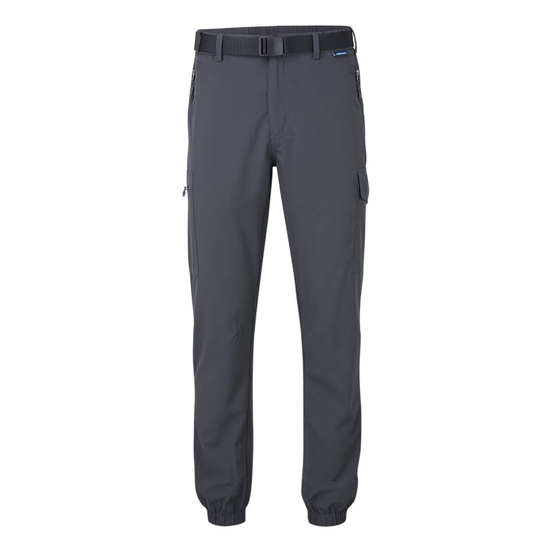 Portwest Stretch Lightweight Cuffed Pants in Metal Grey
