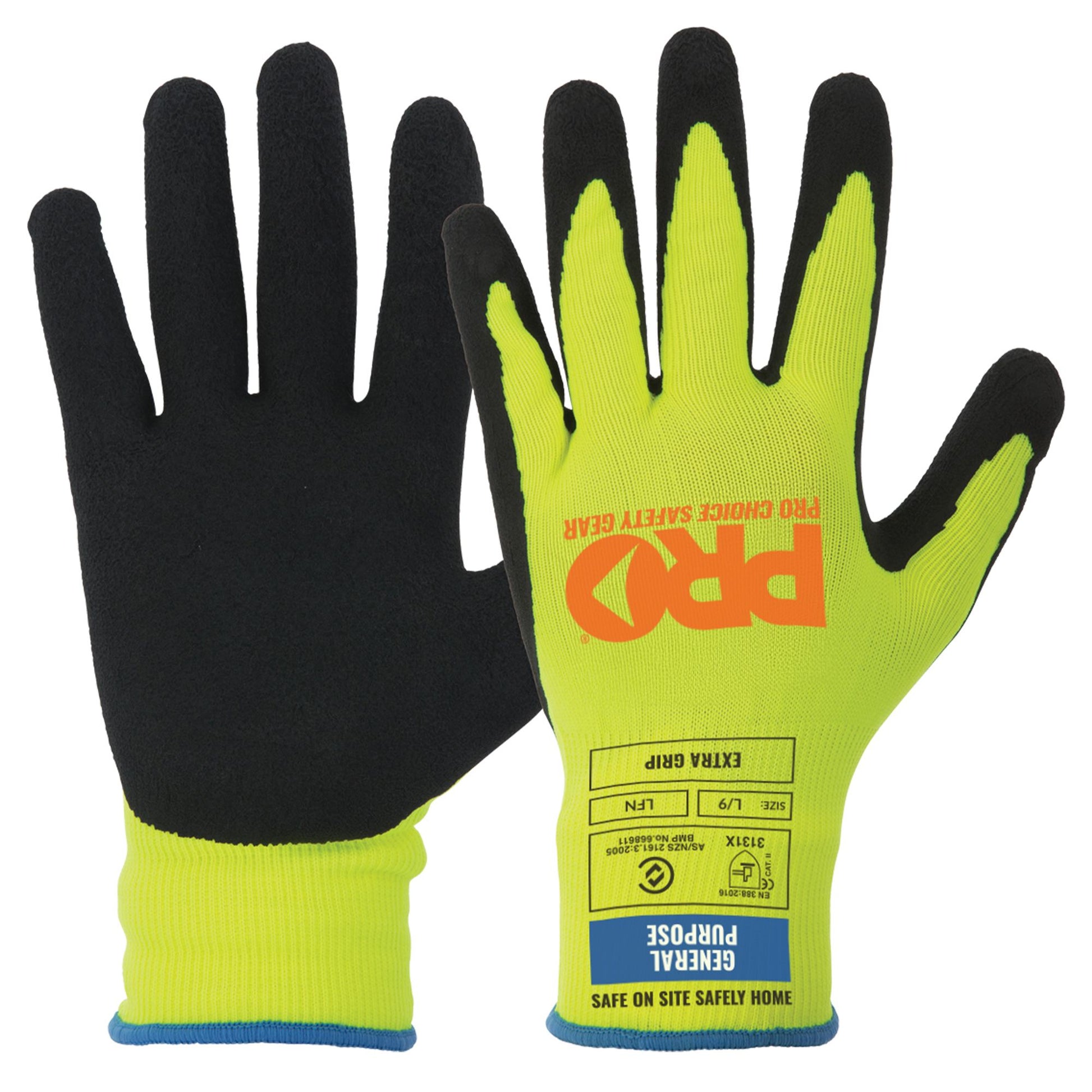 Pro Choice Safety Gear Prosense LFN Latex Foam Gloves