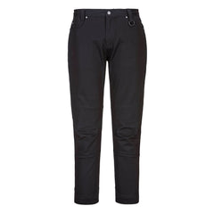 Portwest KX3 Women's Stretch Slim Fit Work Pants in Black