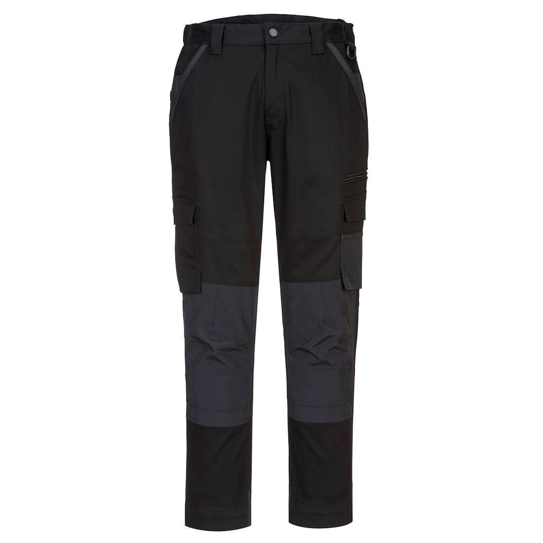 Portwest KX3 Women's Stretch Slim Fit Trade Pants in Black
