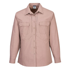 Portwest Women's Utility Stretch Long Sleeve Shirt in Sand
