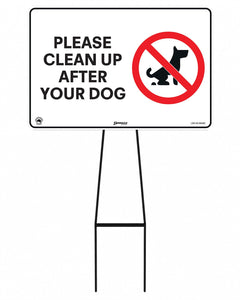 Bull Stake Lawn Sign Kit, Notice No Ball Games On Lawn, Tall, 400 x 300mm Sign - Safety Sign