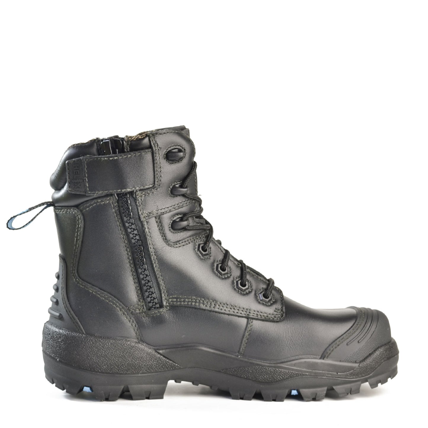 LONGREACH ZIP-BLACK ZIP SIDED SAFETY BOOT