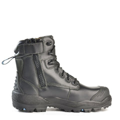 LONGREACH ZIP-BLACK ZIP SIDED SAFETY BOOT