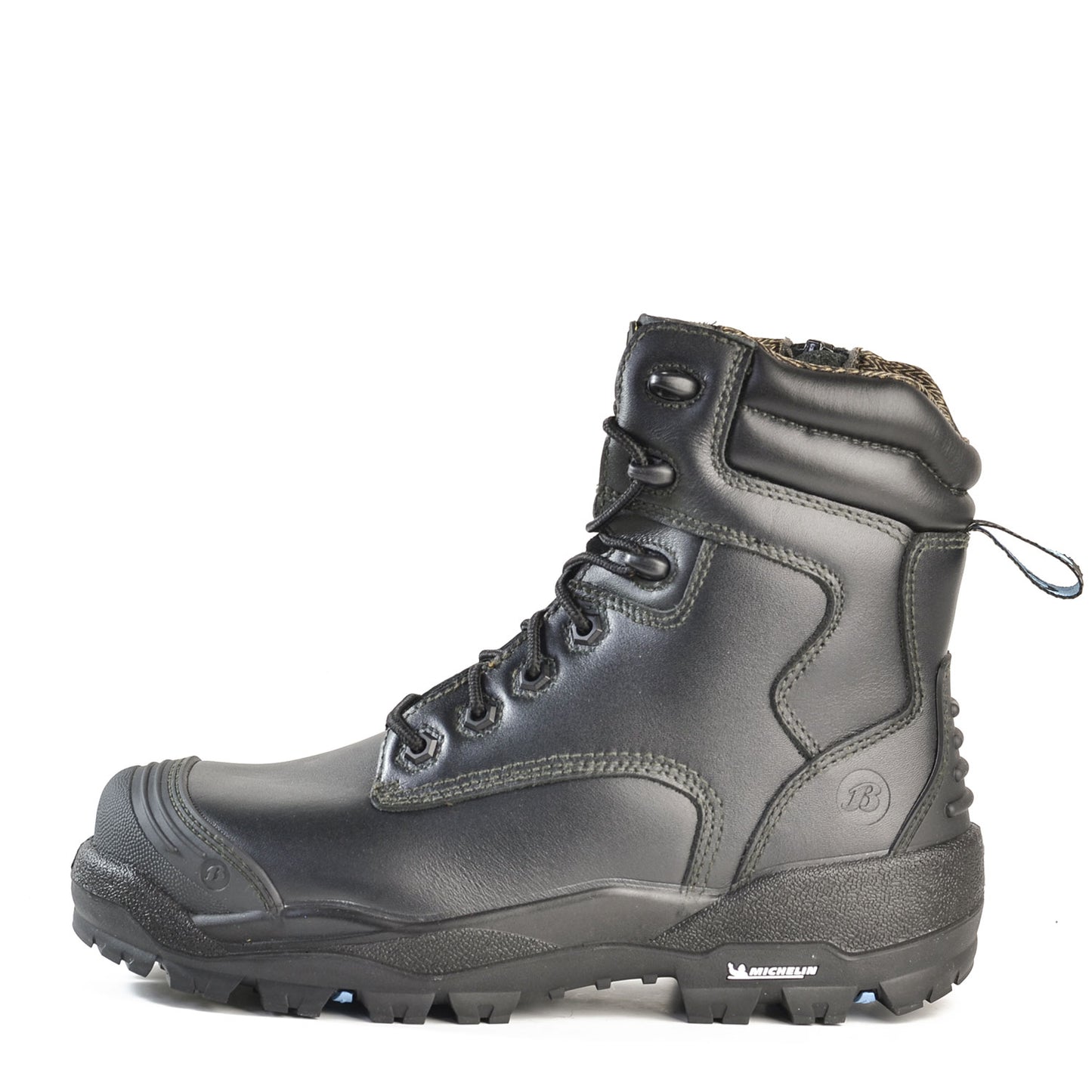 LONGREACH ZIP-BLACK ZIP SIDED SAFETY BOOT