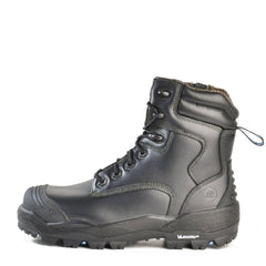 LONGREACH ZIP-BLACK ZIP SIDED SAFETY BOOT