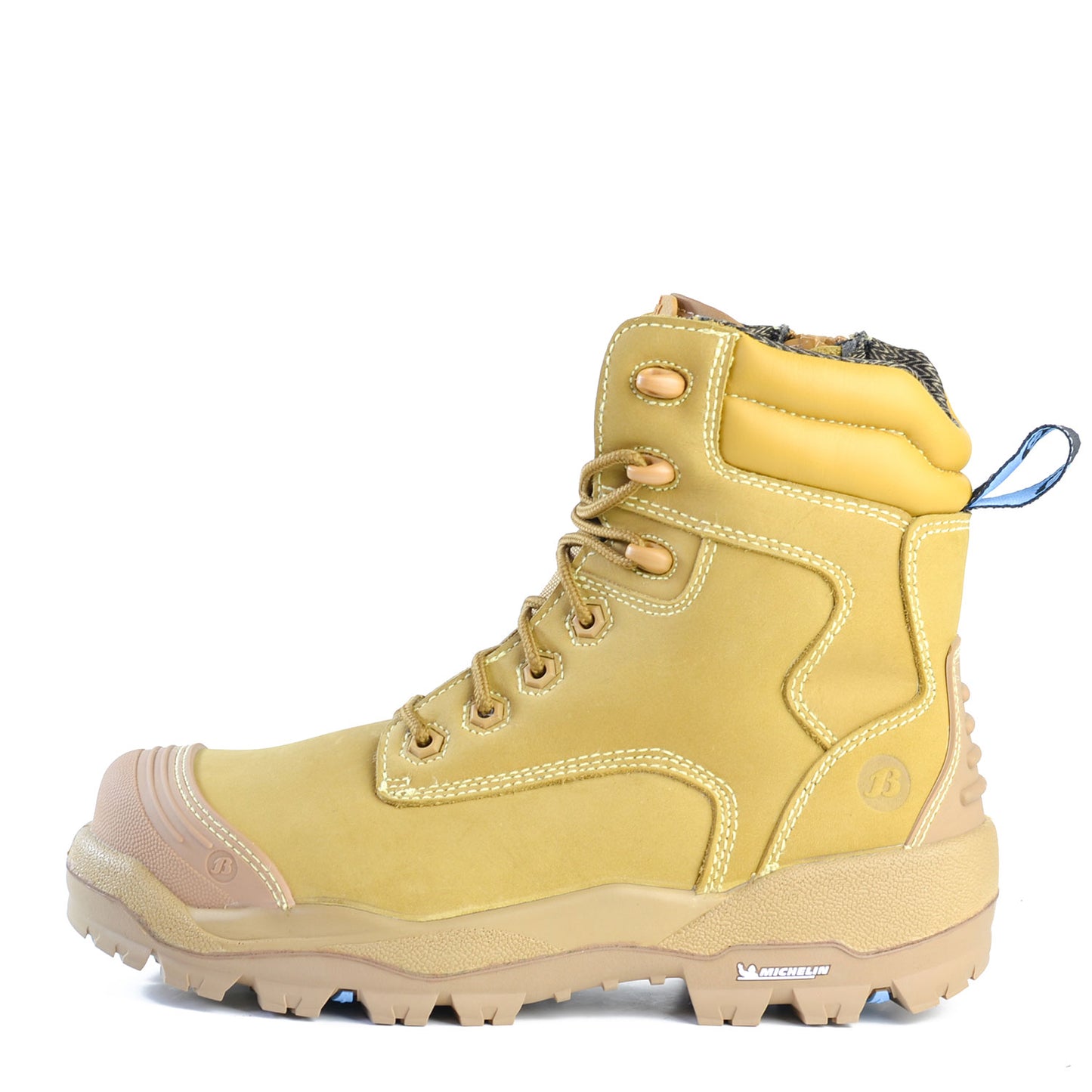 LONGREACH ZIP-WHEAT ZIP SIDED SAFETY BOOT