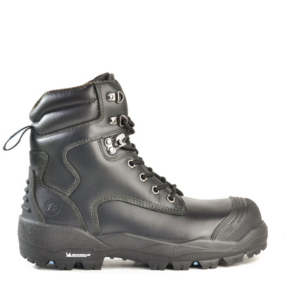 LONGREACH LACE- BLACK LACE UP SAFETY BOOT