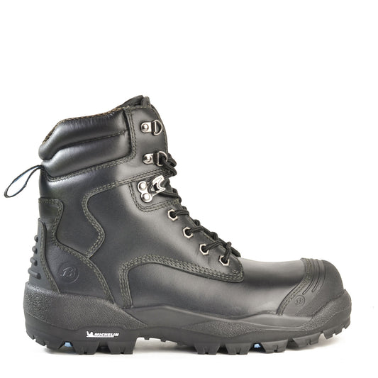 LONGREACH LACE- BLACK LACE UP SAFETY BOOT
