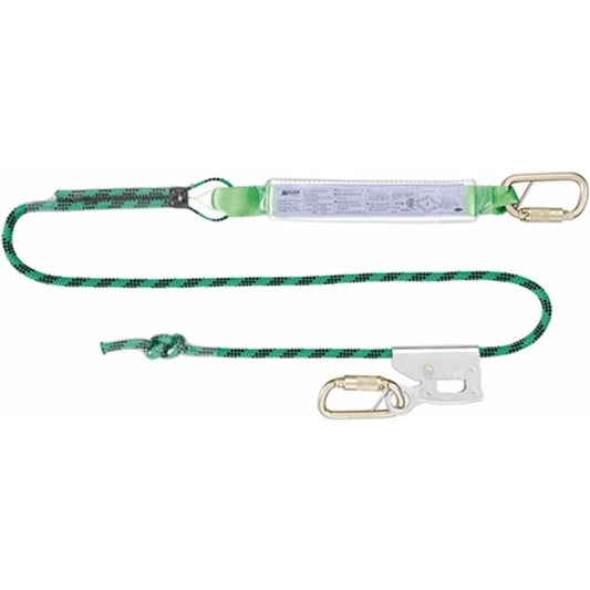 Miller 5M Single Adjustable Kernmantle Rope Lanyard w/TAKs