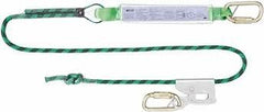 Miller 2M Single Adjustable Kernmantle Rope Lanyard w/SS TAKs