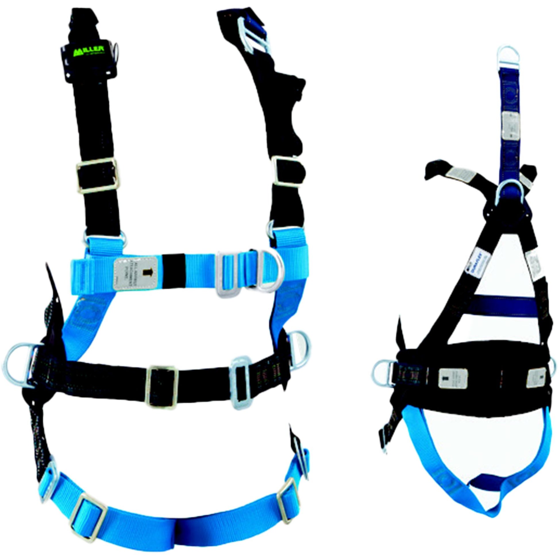 Miller Riggers Harnessfront & rear fall arrest, CS, ext. dorsal, WP, Medium-Large