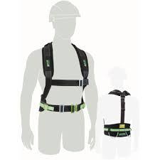 Miller Underground Miner's Harness in SS with Alum QC buckles on Waist & Legs - Large
