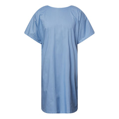 Medi-8 M81807 Patient Gown Front Opening-SS in Light Blue