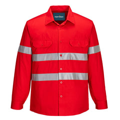 Portwest Darwin Hi-Vis Lightweight Class N Shirt L/S in Low