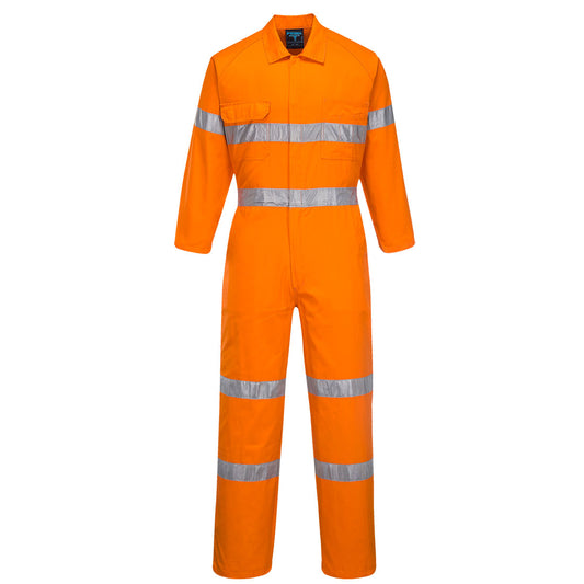 Portwest Hi-Vis Lightweight Coverall in Orange