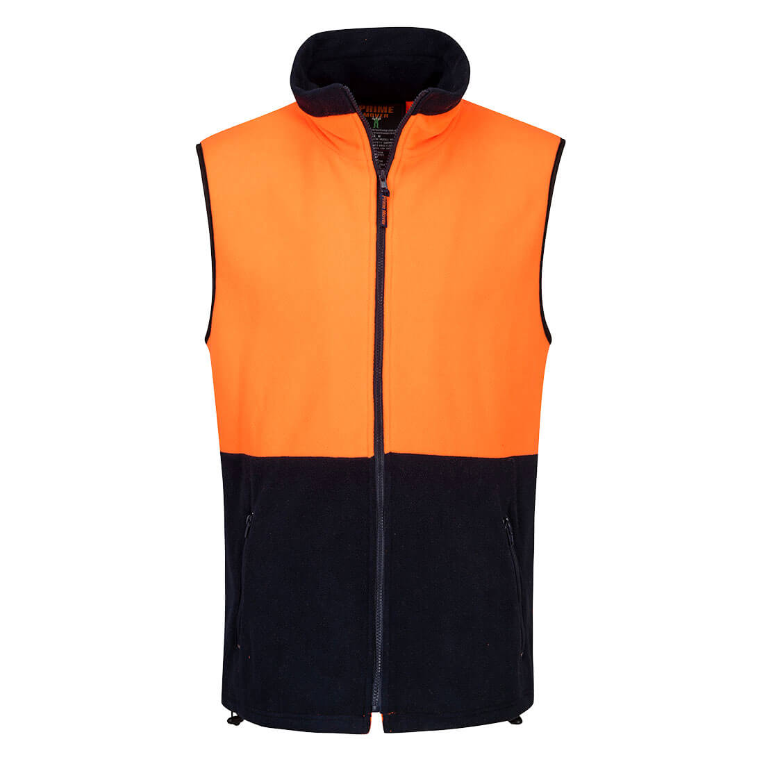 Portwest Polar Fleece Vest in Orange/Navy