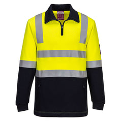 Portwest Modaflame FR Class D/N Brushed Fleece in Yellow/Navy