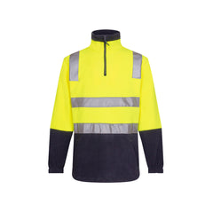 Portwest MF215 Hi-Vis Contrast 1/4 Zip Polar Fleece
