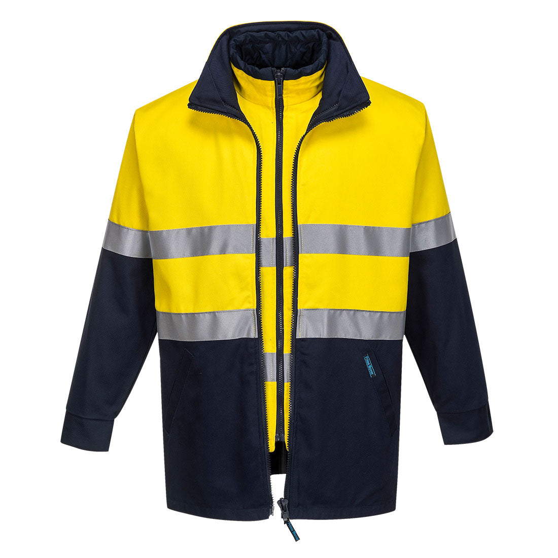 Portwest MJ777 Hume Hi-Vis 4-in-1 Contrast Work Jacket