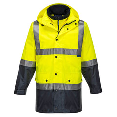 Portwest Eyre Hi-Vis 4-in-1 Contrast Jacket in Yellow/Navy