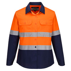 Portwest ML803 Hi-Vis Women's Lightweight Contrast Shirt L/S