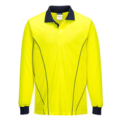 Portwest AirMesh Long Sleeve Polo in Yellow