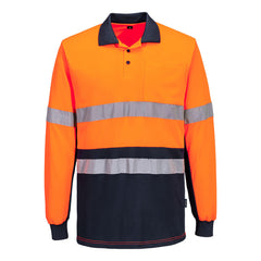 Portwest MP613 Hi-Vis Class D/N Contrast Polo shirt L/S