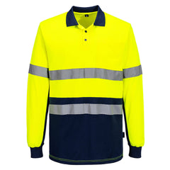 Portwest MP613 Hi-Vis Class D/N Contrast Polo shirt L/S