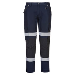 Portwest Slim Fit Stretch Bio Motion Pants in Navy