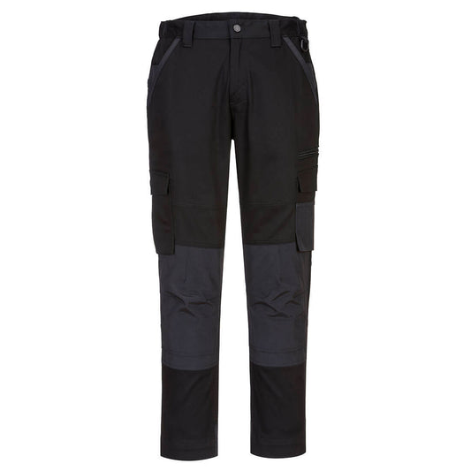 Portwest KX3 Stretch Slim Fit Trade Pants in Black