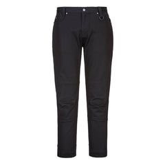 Portwest KX3 Stretch Slim Fit Work Pants in Black