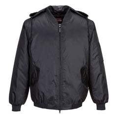 Portwest Rain Bomber Jacket in Black