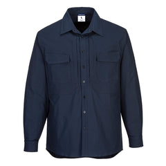 Portwest Utility Stretch Long Sleeve Shirt in Dark Navy