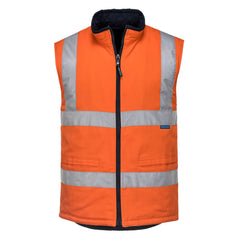 Portwest Hi-Vis Reversible Vest in Orange