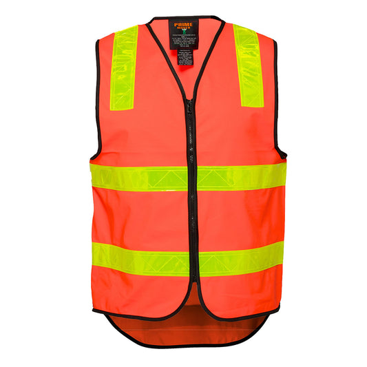 Portwest Hi-Vis Vic Roads Zipped Vest in Low