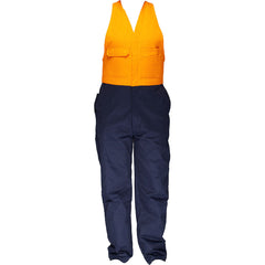 Portwest Regular Weight Action Back Overalls in Orange/Navy