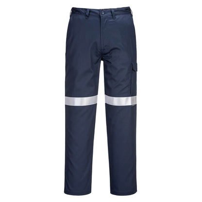 Portwest Bizflame FR Cargo Pants with Tape in Navy