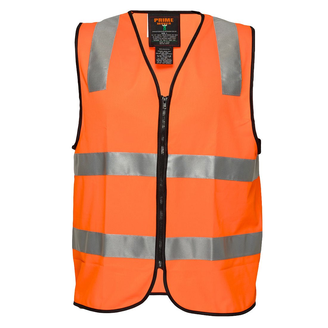 Portwest Hi-Vis Zipped Vest in Orange