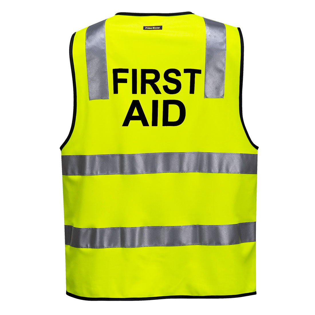 Portwest Hi-Vis Zipped First Aid Vest in Yellow
