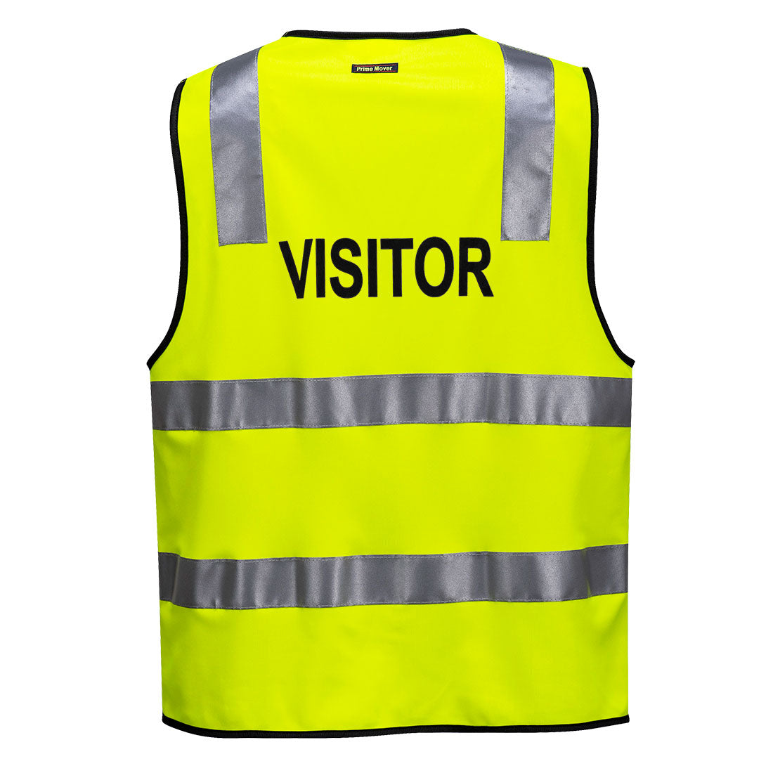 Portwest Hi-Vis Zipped Visitor Vest in Yellow