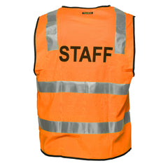 Portwest Hi-Vis Zipped Staff Vest in Orange