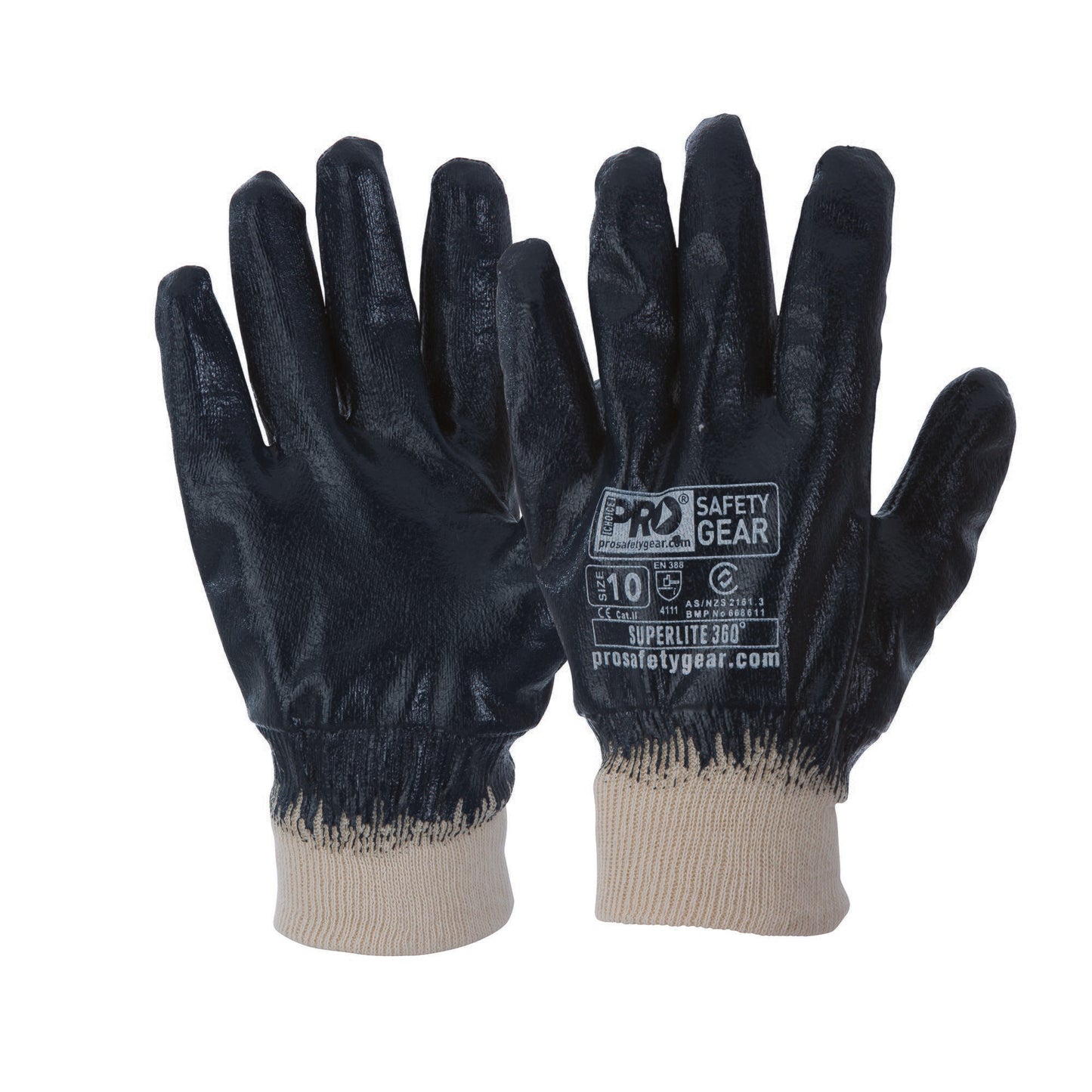 Pro Choice Safety Gear Super-Lite Blue Fully Dipped Gloves