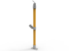 NoWeld Angled End Post Surface Mount