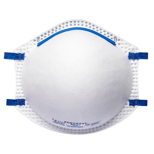 Portwest FFP2 Dust Mist Respirator (Pk20) in White