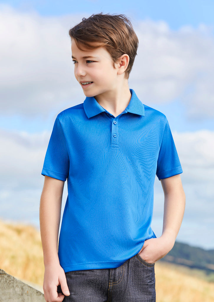 BizCollection P206KS Kids Action Short Sleeve Polo