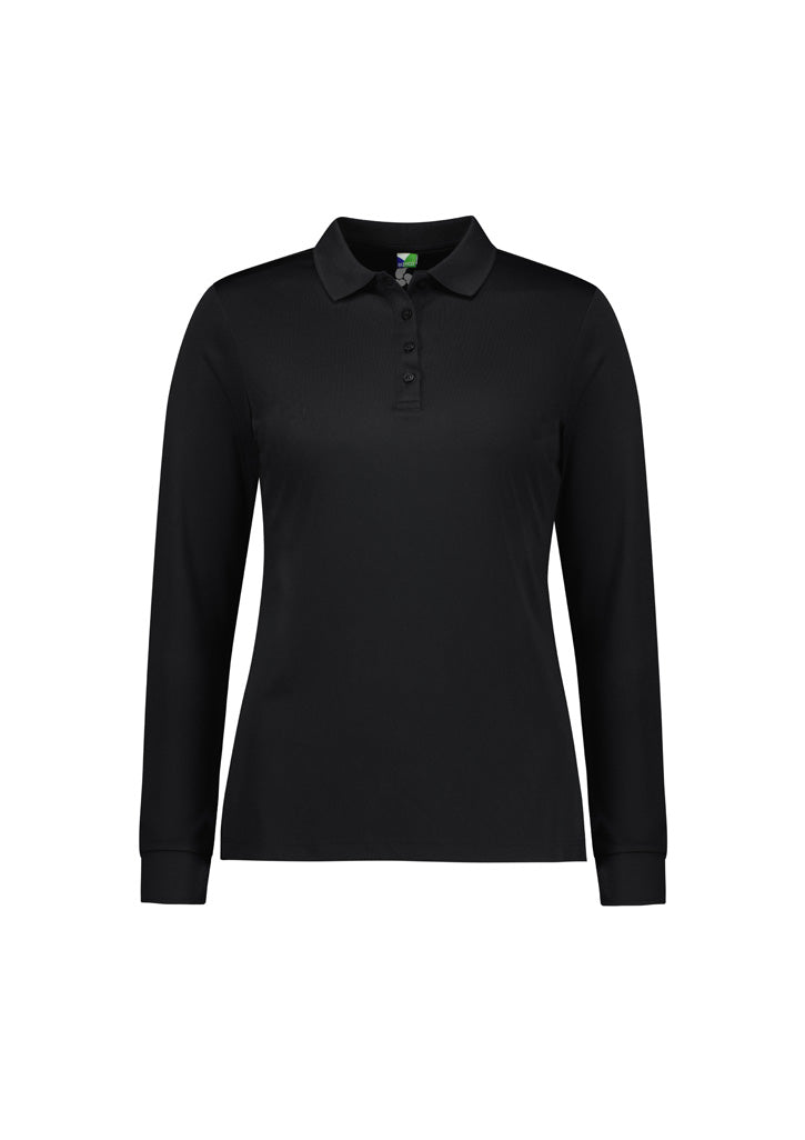 BizCollection P206LL Womens Action Long Sleeve Polo product front
