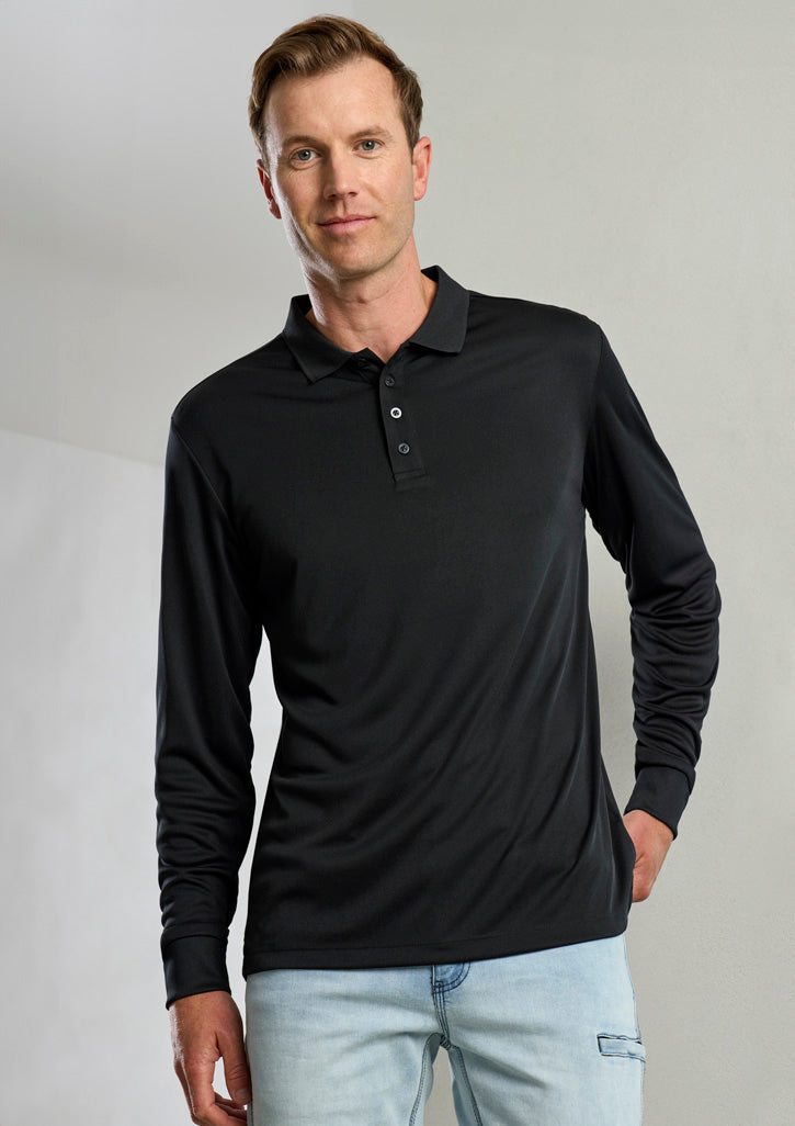 BizCollection P206ML Mens Action Long Sleeve Polo