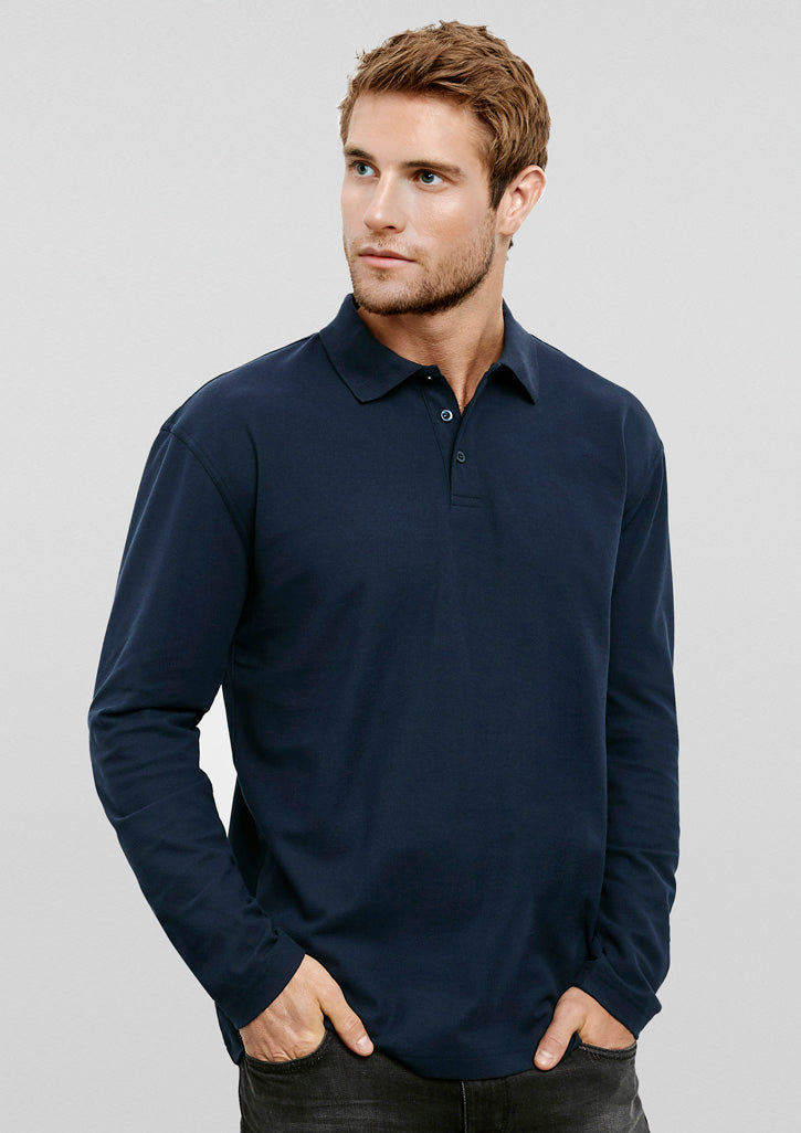 BizCollection P400ML Mens Crew Long Sleeve Polo