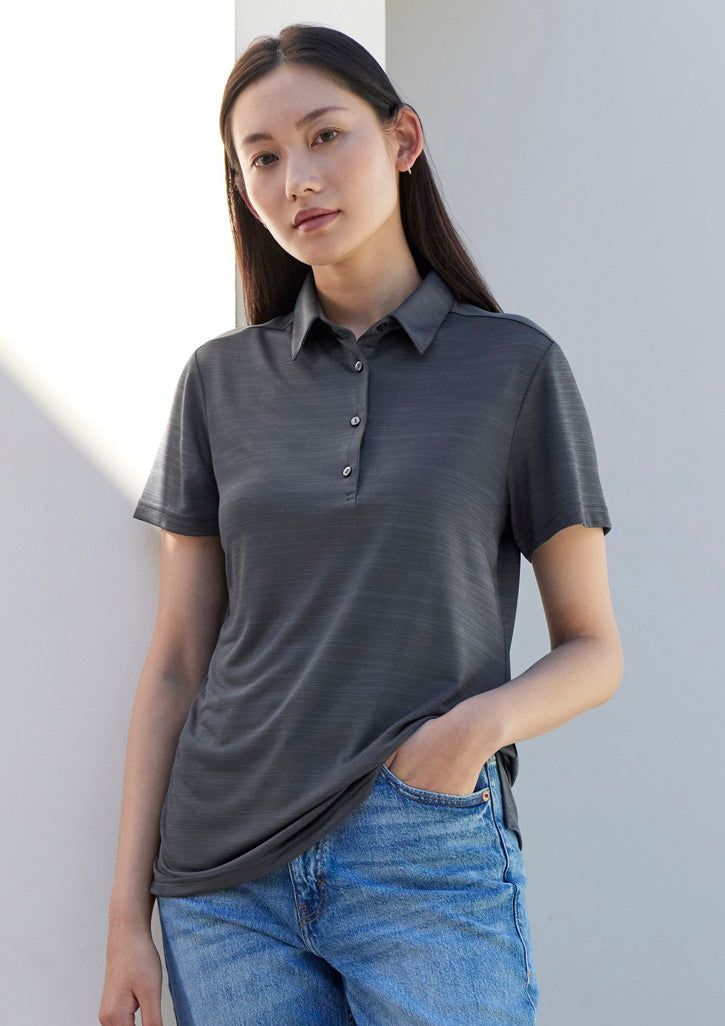 BizCollection P410LS Womens Orbit Short Sleeve Polo